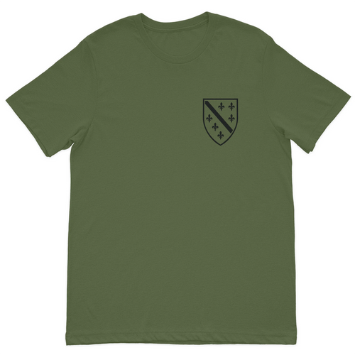 Green Bosnia t-shirt with Ljiljani emblem