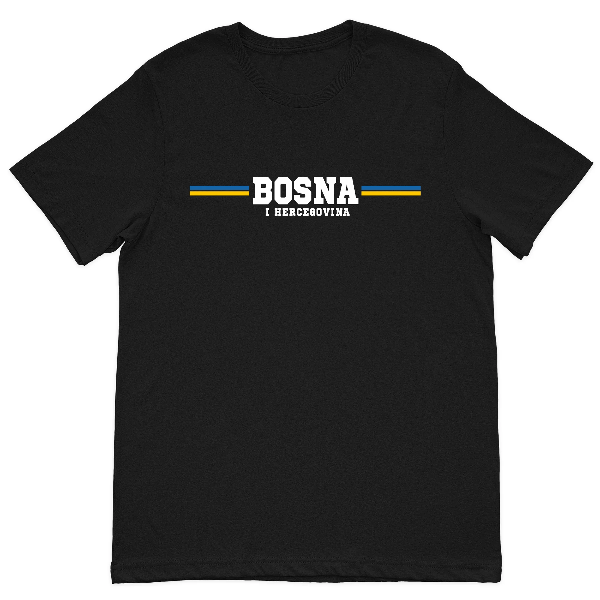Bosna Supporter T Shirt Black Bosnia Pride Shirt