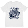 White Doboj t-shirt with castle design