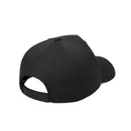 Black Bosnia baseball cap shown from the back