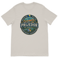 Prijedor Bosnia heritage T-shirt in cream with colorful Bosnian hometown design