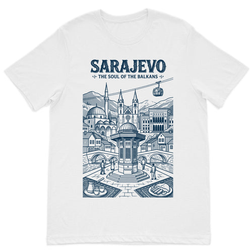 Sarajevo Soul T-Shirt in white color