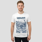 Men wearing Sarajevo Soul T-shirt
