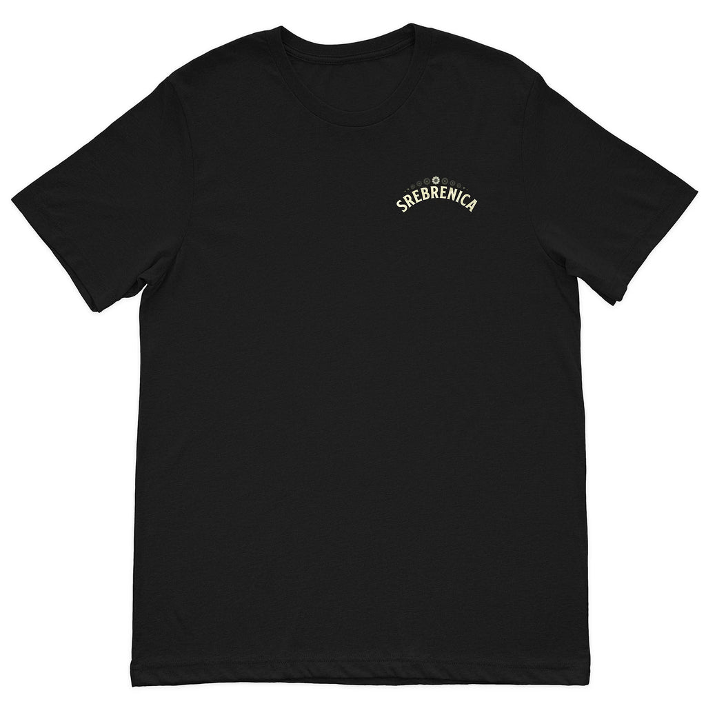 Srebrenica t-shirt front view
