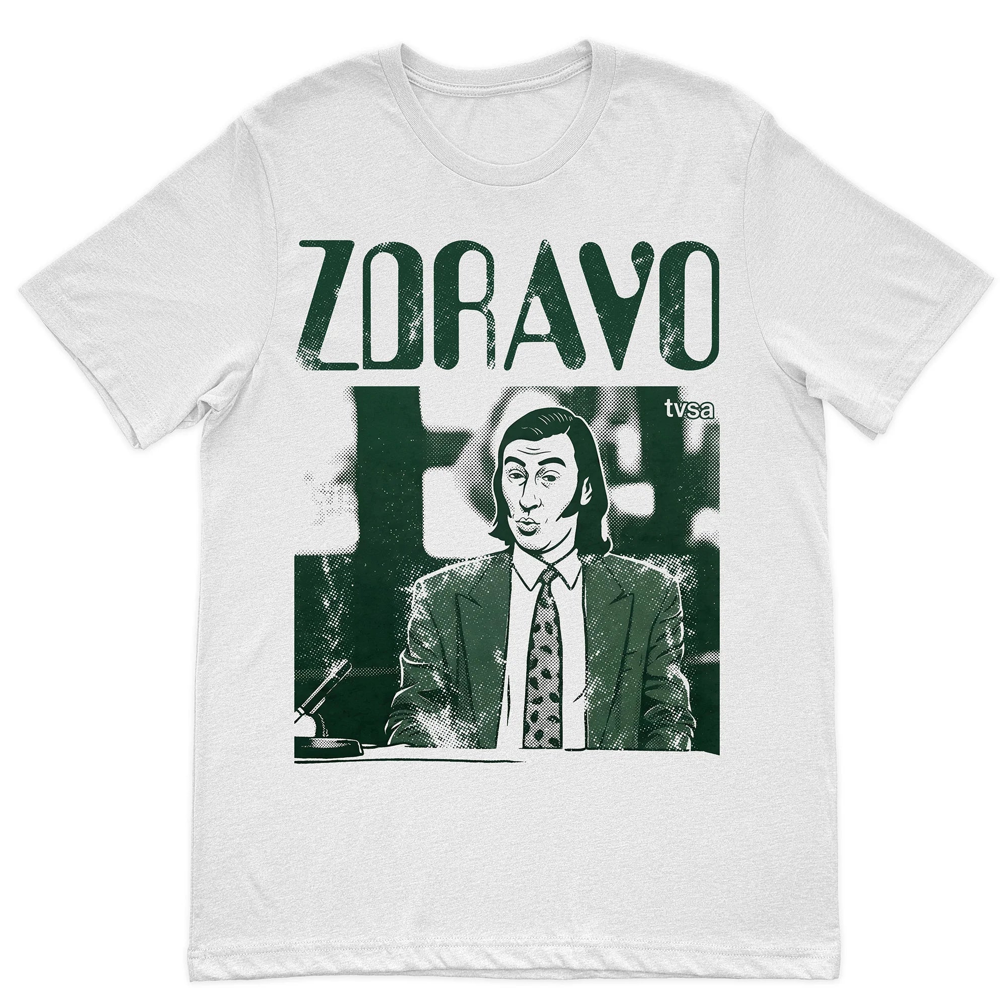 Zdravo T-Shirt inspired by Top Lista Nadrealista featuring vintage Balkan comedy design