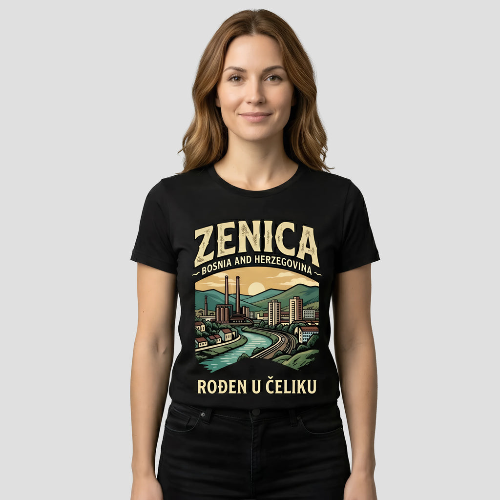 Women wearing Zenica t-shirt